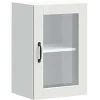 VidaXL Küchen-Hängeschrank mit Glastür Porto Weiß