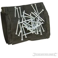 Silverline Magnetarmband mit Taschen für Schrauben, Schraubendreherbits, etc.