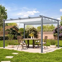 TOOLPORT Primeyard Pergola 3 x 4 m mit grauem