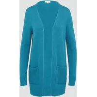 S.Oliver Lange Strickjacke mit Rippbündchen 40