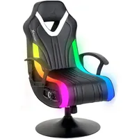 X Rocker Fury 2.1 RGB, Gaming Stuhl, Schwarz
