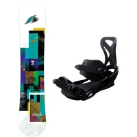 F2 Set Herren Snowboard Union Mustard 151cm mit Bindung