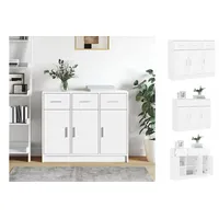 VidaXL Lara 91 x 28 x 75 cm weiß