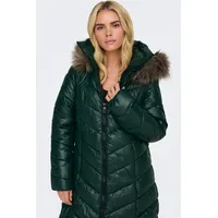 Only Steppmantel ONLFEVER PUFFER COAT LIFE CC OTW grün
