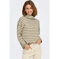 Only Rollkragenpullover in Khaki - S