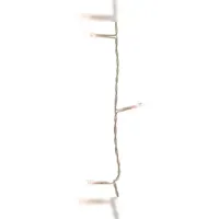 Lumineo Mini-Lichterkette LED 275 cm Transparent Weiß