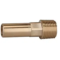 Riegler Einschraubstutzen, MS, 1/2 BSPT, für Rohr Außen-Ã 15