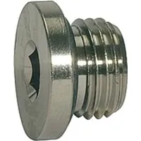 Riegler Verschlussstopfen, O-Ring »value line «, M5, Messing vern.