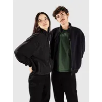 URBAN CLASSICS Colour Block Polar Fleece Reißverschlusspullover Black S
