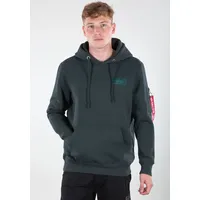 Alpha Industries Back Print Kapuzenpullover Dark Petrol S