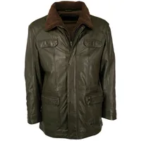 JCC Ledermantel 41607 in oliv | Gr.: 56