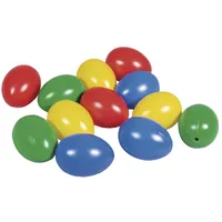 Rayher 3904149 Plastik-Eier, 4,5 cm, 4 Farben sort., Btl.