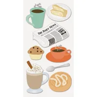 Heyda Stick-On's Mix Kaffee Sticker 7,5 x 16,5 cm