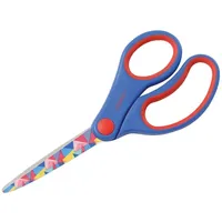 DAHLE Kinderschere Kids spitz 5,5 Zoll 14cm, blau Motiv:Prisma,