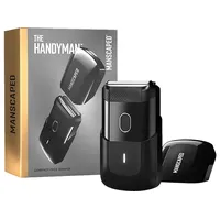 Manscaped The Handyman Rasier Schwarz (Scherkopf mit Dual-Action, Reinigungsstation:
