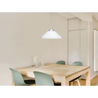 Meine wunschleuchte LED Pendelleuchte Skandi Lampe Glas Lampenschirm, Esstisch