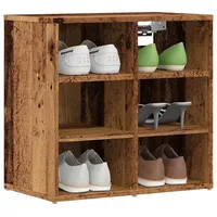 VidaXL Schuhschränke 2 Stk. Altholz-Optik 52x30x50 cm