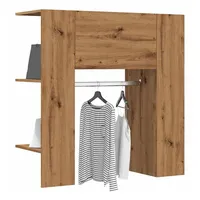 VidaXL Flurschrank Artisan-Eiche 97,5x37x99 cm Holzwerkstoff