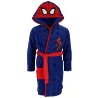 SpiderMan Kinderbademantel aus weichem Coral Fleece für Kinder 110/116