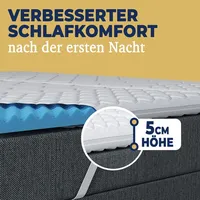 Knerst Matratzentopper ErgoFit-Topper mit optimierten 7-Zonen-Komfort 5 cm hoch-weiches