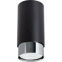 Sollux NERO 1xGU10 12,5 cm schwarz/Chrom