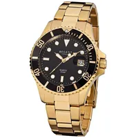 REGENT F-370 Quarz Goldfarben/Schwarz 40 mm