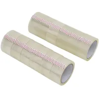 VidaXL Paketklebeband 12 Stk. Transparent 48 mm x 66