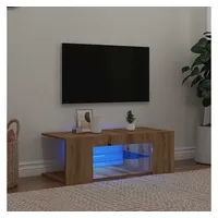 VidaXL TV-Schrank mit LED-Leuchten Artisan-Eiche 90x39x30 cm