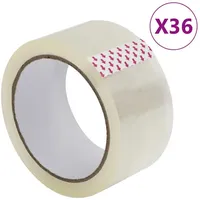 VidaXL Paketklebeband 36 Stk. Transparent 48 mm x 66