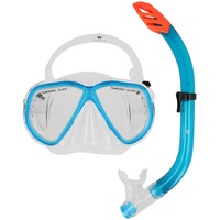 Witeblaze Unisex Schnorchelset WAKATOBI 1109549-48 - Blue Transparent -
