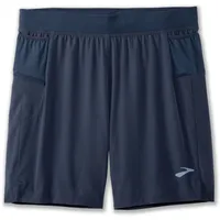 Brooks Herren Sherpa 7" 2-in-1 Short blau