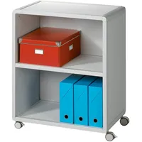 Paperflow Rollwagen DM2K2.02 2 Fächer Polystyrol grau