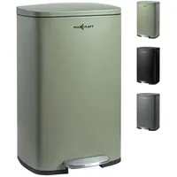 MAXCRAFT Mülleimer / Treteimer mit Soft Close Deckel -