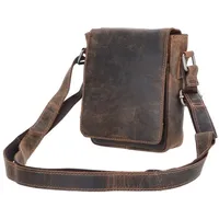 The Skandinavian Brand Leder Umhängetasche Hunter tan