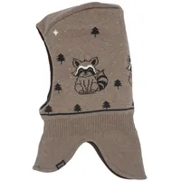 Maximo Schlupfmütze Waschbär braunmeliert, 55 cm