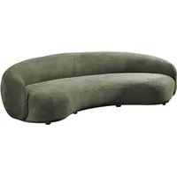 Home Deluxe Sofa CASARA - Webstoff Dunkelgrün 258 x