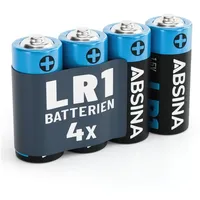 Absina 4X Batterie LR1 N Lady für Garagentoröffner, Taschenrechner