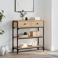 VidaXL Konsolentisch Sonoma-Eiche 72,5x25x75 cm Holzwerkstoff