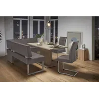 OTTO home Eckbank OTTO HOME "Rab", braun (dunkelbraun (arizona