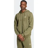 Adidas Trefoil Essentials Reißverschlusspullover Olive Strata S