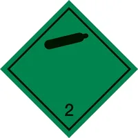 Industrial Quality Supplies Gefahrgutkennzeichen Nicht entzündbare, nicht gifitge Gase,