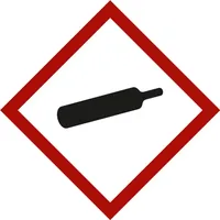 Industrial Quality Supplies Gefahrstoffsymbol Gasflasche, Typ: 03015