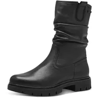TAMARIS COMFORT Damen Winterstiefel ohne Absatz aus Leder Wasserabweisend,
