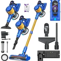 Kesser Akku Staubsauger Blau / Gold
