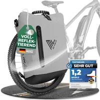 MIVELO 3in1 Fahrradtasche - Rucksack wasserdicht - Vollreflektierend -