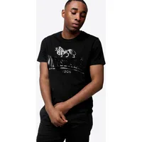 Lonsdale Kelso Kurzarm-t-shirt 2 Einheiten - Black / Black