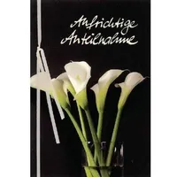 Bsb-Obpacher Trauerkarte White Calla mit Band Spezial Creme 3