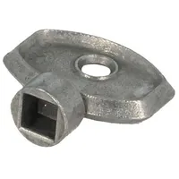 Tecuro Metall-Heizkörper-Entlüftungsschlüssel 4-Kant 5 mm kurze Ausführung