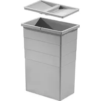 HAILO Inneneimer 1100709 mit Deckel hellgrau 29 L 350