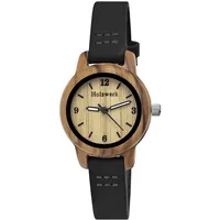 Holzwerk Germany Holzwerk CLARA BLACK kleine Kinder Holz Uhr